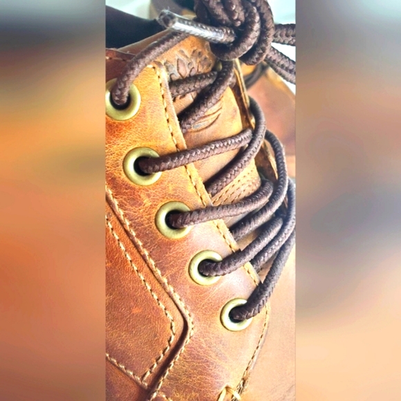 Timberland  Unisex Size Men7M/Women9M -Brown Leather Boots Durable Construction - Picture 9 of 11